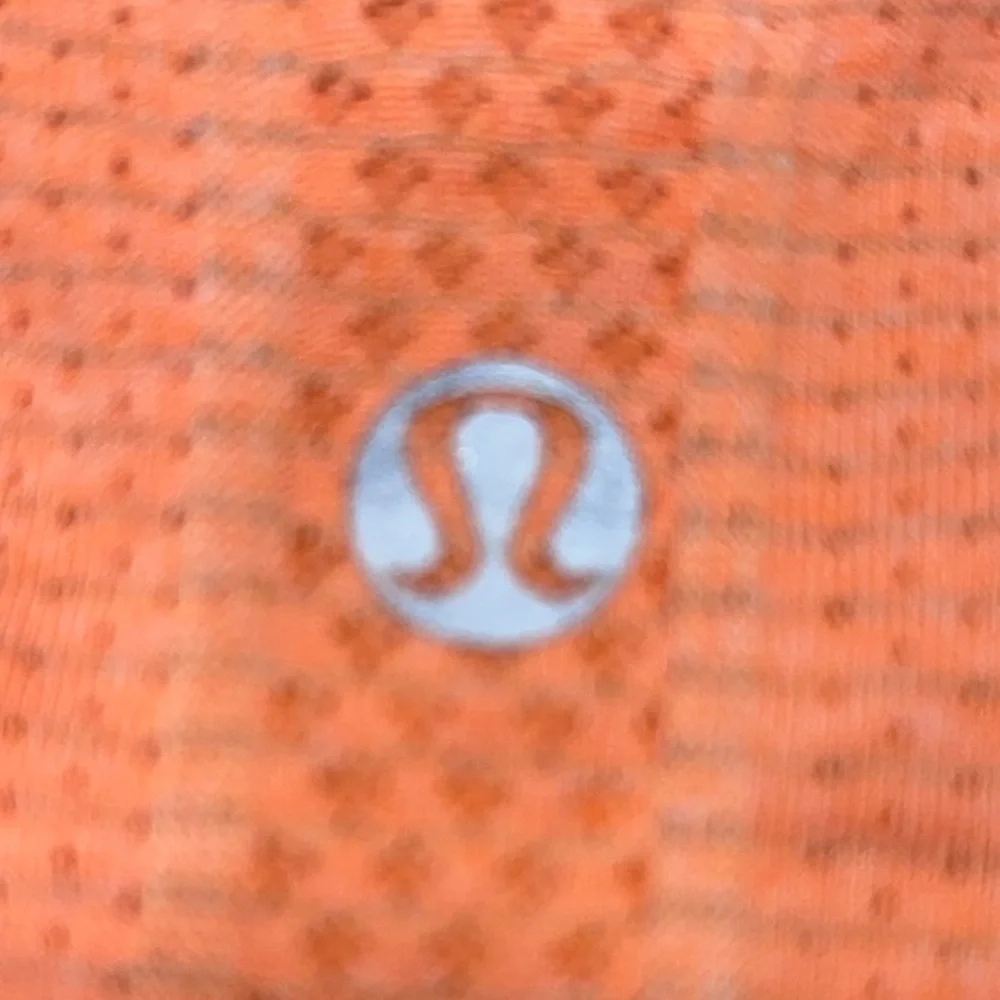 Lululemon Athletica Orange Fitted Sleeveless Tank Top - EUC - Picture 2 of 5